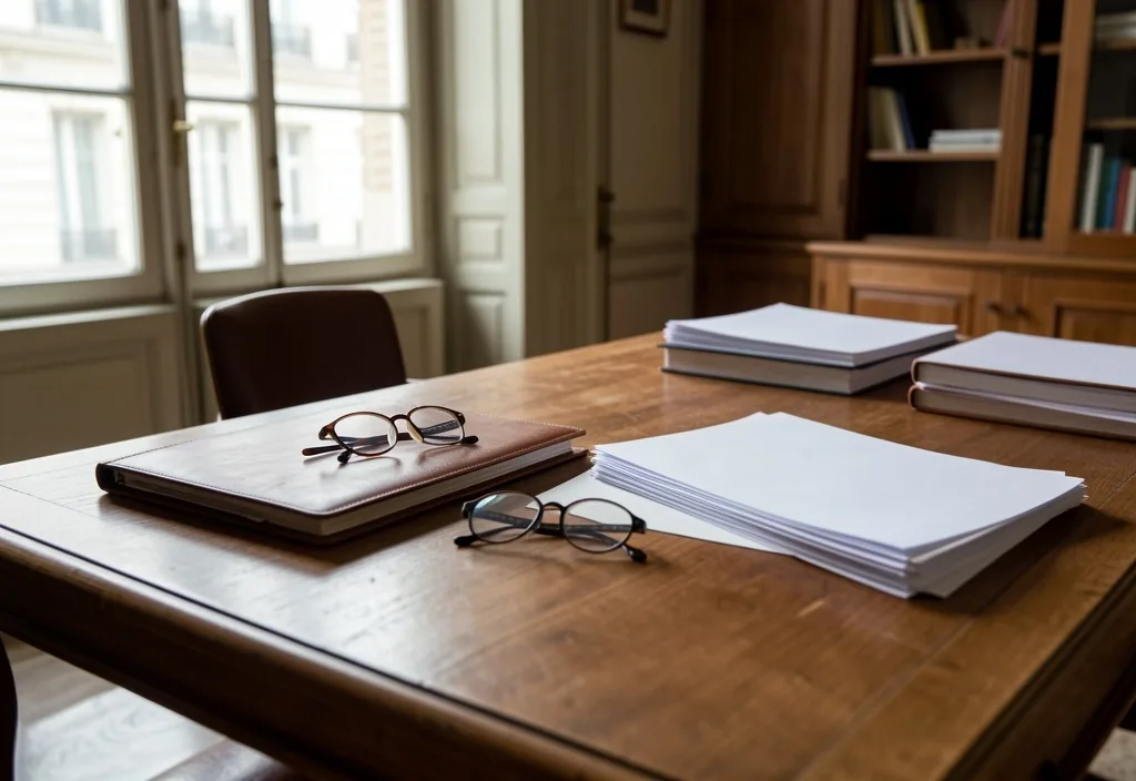 Bureau de journaliste pour la réception de confidences
