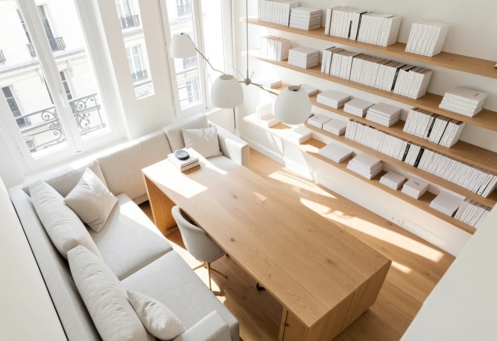 Intérieur minimaliste français